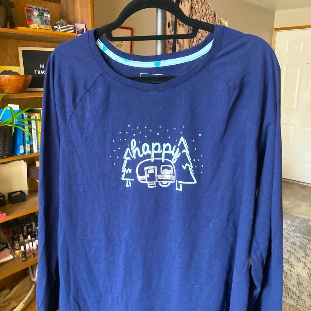 Cute Navy Sonoma Pajama Top